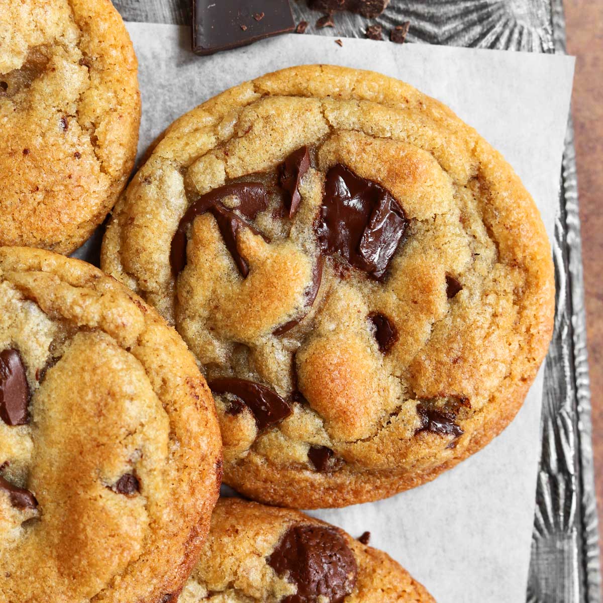 BEST Chewy Brown Butter Chocolate Chip Cookies, as originally published